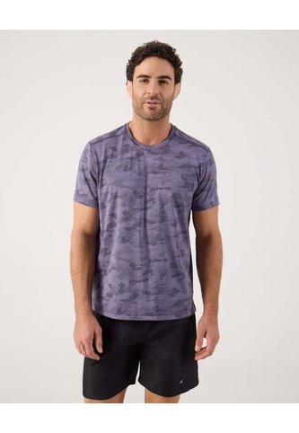 Camiseta Texturizada   Para Hombre Morado Patprimo Patprimo