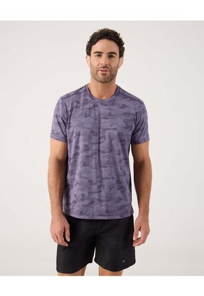 Camiseta Texturizada Para Hombre Morado Patprimo