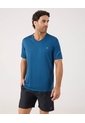 Camiseta Unicolor Deportiva   Para Hombre Azul Patprimo de Patprimo