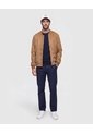Chaqueta Tipo Bomber   Para Hombre Café Patprimo de Patprimo