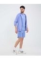 Camiseta Con Textura   Para Hombre Azul Patprimo de Patprimo