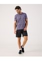 Camiseta Texturizada   Para Hombre Morado Patprimo de Patprimo