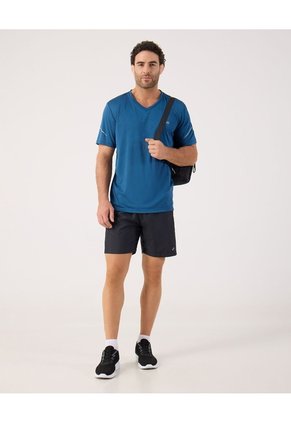 Camiseta Unicolor Deportiva   Para Hombre Azul Patprimo