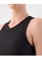 Top Deportivo Acanalado  Para Mujer Negro Patprimo de Patprimo