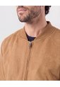 Chaqueta Tipo Bomber   Para Hombre Café Patprimo de Patprimo