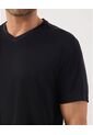 Camiseta Deportiva Unicolor   Para Hombre Negro Patprimo de Patprimo