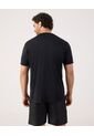 Camiseta Deportiva Unicolor   Para Hombre Negro Patprimo de Patprimo