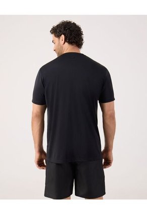 Camiseta Deportiva Unicolor Para Hombre Negro Patprimo