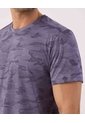 Camiseta Texturizada   Para Hombre Morado Patprimo de Patprimo