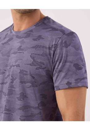Camiseta Texturizada Para Hombre Morado Patprimo