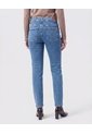 Jean Skinny De Tiro Medio   Para Mujer Azul Patprimo de Patprimo