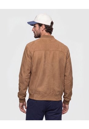 Chaqueta Tipo Bomber Para Hombre Café Patprimo