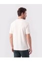 Camiseta Texturizada Cuello Redondo   Para Hombre Blanco Patprimo de Patprimo