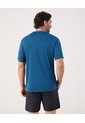 Camiseta Unicolor Deportiva   Para Hombre Azul Patprimo de Patprimo