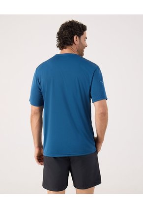 Camiseta Unicolor Deportiva   Para Hombre Azul Patprimo