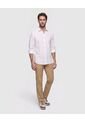 Camisa Casual A Rayas   Para Hombre Blanco Patprimo de Patprimo