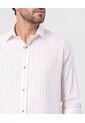 Camisa Casual A Rayas   Para Hombre Blanco Patprimo de Patprimo