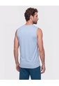 Camiseta Deportiva Unicolor   Para Hombre Azul Patprimo de Patprimo