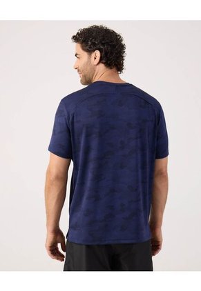 Camiseta Texturizada   Para Hombre Azul Patprimo