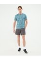 Camiseta Manga Corta Unicolor Texturizada  Para Hombre Verde Patprimo de Patprimo