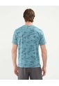 Camiseta Manga Corta Unicolor Texturizada  Para Hombre Verde Patprimo de Patprimo