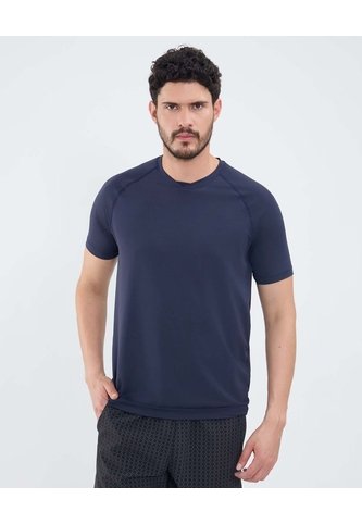 Camiseta Con Textura   Para Hombre Azul Patprimo Patprimo