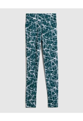Leggins Deportivo Estampado Infantil Niña Verde Patprimo