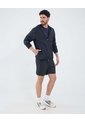 Camiseta Con Textura   Para Hombre Azul Patprimo de Patprimo