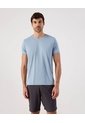 Camiseta Deportiva Cuello Redondo  Para Hombre Azul Patprimo de Patprimo