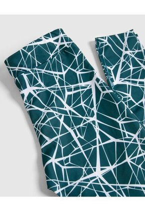 Leggins Deportivo Estampado Infantil Niña Verde Patprimo