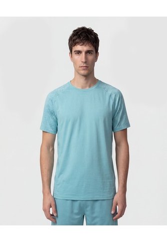 Camiseta Deportiva Con Detalle En Mangas   Para Hombre Verde Patprimo Patprimo