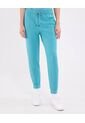 Pantalon Jogger Unicolor   Para Mujer Azul Patprimo de Patprimo