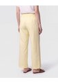 Pantalón Bota Ancha Pretina Ancha   Para Mujer Amarillo Patprimo de Patprimo