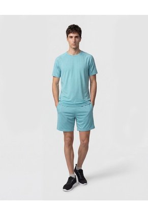 Camiseta Deportiva Con Detalle En Mangas Para Hombre Verde Patprimo