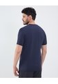 Camiseta Con Textura   Para Hombre Azul Patprimo de Patprimo