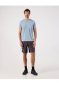 Camiseta Deportiva Cuello Redondo  Para Hombre Azul Patprimo de Patprimo