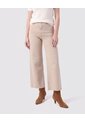 Jean Culotte De Tiro Alto Con Ruedo Desflecado  Para Mujer Beige Patprimo de Patprimo