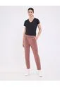 Pantalon Plano Unicolor   Para Mujer Café Patprimo de Patprimo