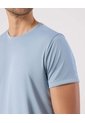 Camiseta Deportiva Cuello Redondo  Para Hombre Azul Patprimo de Patprimo