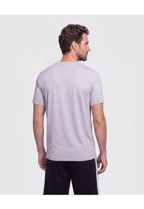Camiseta Manga Corta Texturizada  Para Hombre Gris Patprimo
