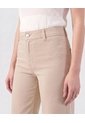 Jean Culotte De Tiro Alto Con Ruedo Desflecado  Para Mujer Beige Patprimo de Patprimo