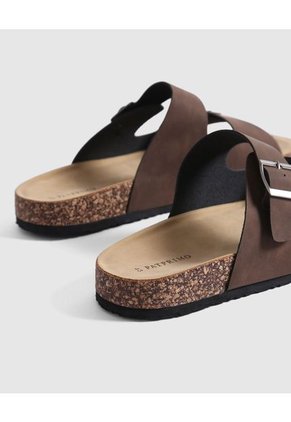 Sandalias Para Hombre  Color Café Oscuro Marca Patprimo #44690015