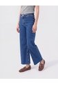 Jeans Corte Culotte De Tiro Alto   Para Mujer Azul Patprimo de Patprimo