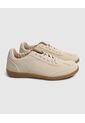 Tenis Casuales Con Suela De Goma   Para Mujer Beige Patprimo de Patprimo
