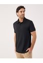 Polo Deportiva Unicolor   Para Hombre Negro Patprimo de Patprimo