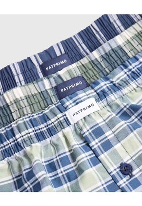 Pack X3 Bóxers Sueltos Estampados  X3 Para Hombre Negro Patprimo