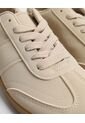 Tenis Casuales Con Suela De Goma   Para Mujer Beige Patprimo de Patprimo