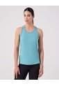 Camiseta Unicolor Deportiva   Para Mujer Azul Patprimo de Patprimo