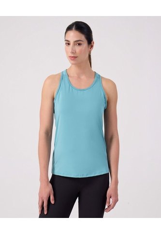 Camiseta Unicolor Deportiva   Para Mujer Azul Patprimo Patprimo