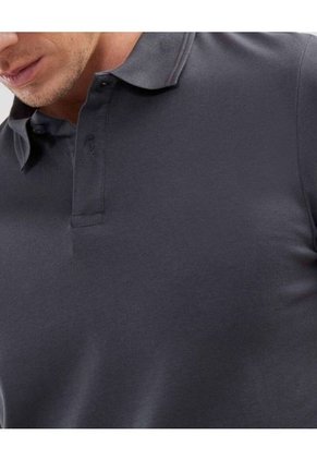 Polo Para Hombre Cuello Tejido Sin Bolsillo Color Gris Marca Patprimo #44112585